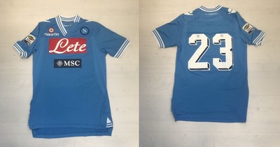 3523 MACRON NAPOLI NUOVA MAGLIA MAGLIETTA GARA AWAY SHIRT 2013 JERSEY TRIKOT