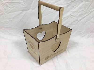 Hacker Pschorr Flaschenträger für 6 Flaschen Holz Bierträger 25 x 17 x 33 cm