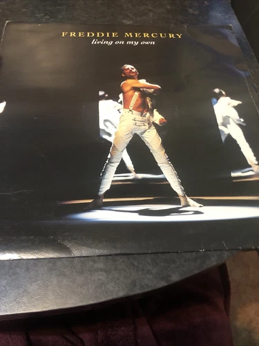 Freddie Mercury - Living on My Own RARE 12” Vinyl Single Record 1993 - Queen