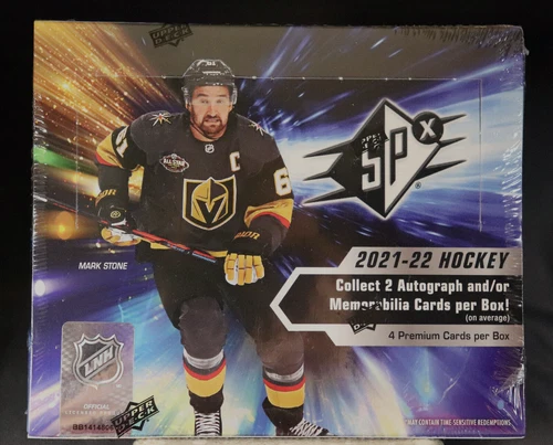 2021-22 Upper Deck SPx Hockey Factory Sealed Hobby Box