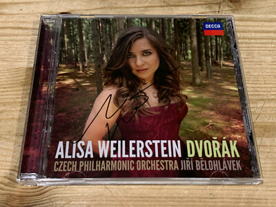 Signed by ALISA WEILERSTEIN Dvorak Cello Concerto ORIG 2014 DECCA CD Signiert