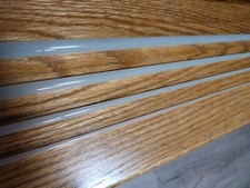 S-GLASS Fly Rod Blank 7'6" 3wt 4-piece White, Tip Over Butt, Rod Building