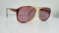 Vintage SRO Leonardo Brown Pilot Hong Kong Sunglasses FRAMES ONLY
