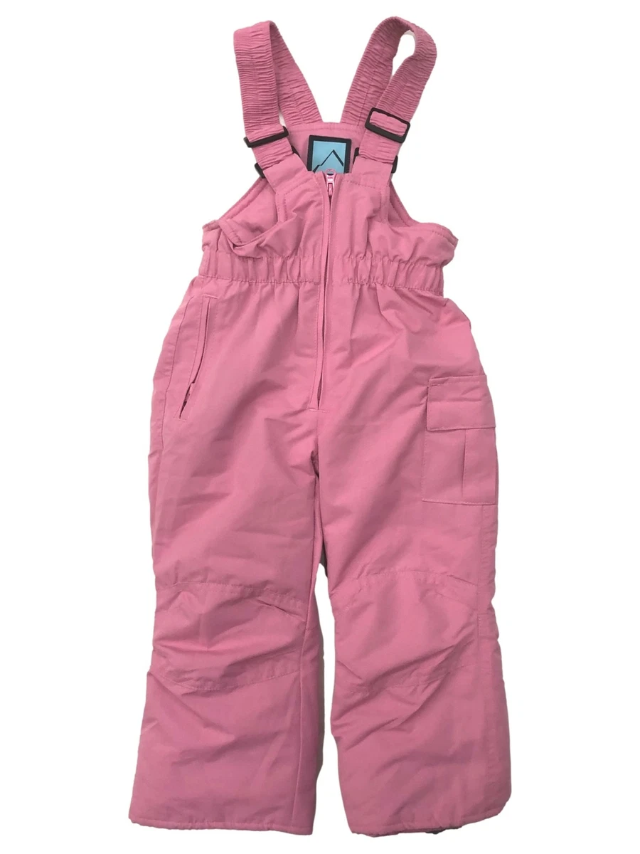 Iceburg Toddler Girls Light Pink Snow Bibs Ski Pants