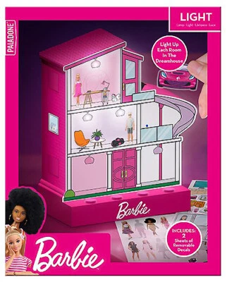 Barbie Zuhause Der Träume Mit Klebstoffe Lampe Desktop Light Lamp With Aufkleber - Bild 1 von 2