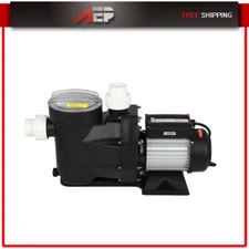 750W 1HP Swimming Pool Pump Motor In/Above Ground Qmax 340L/min Hmax 15m