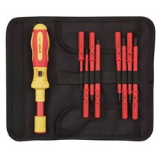 Draper Tools Expert Nine Piece VDE Torque Screwdriver Set Spare Blades 65372
