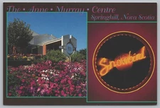 Canada Springhill NS, Anne Murray Centre Snowbird Record, Chrome Unp 6 x 4