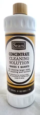Sears Concentrate Cleaning Solution Makes 5 Quarts 16oz Bottle Old Stock