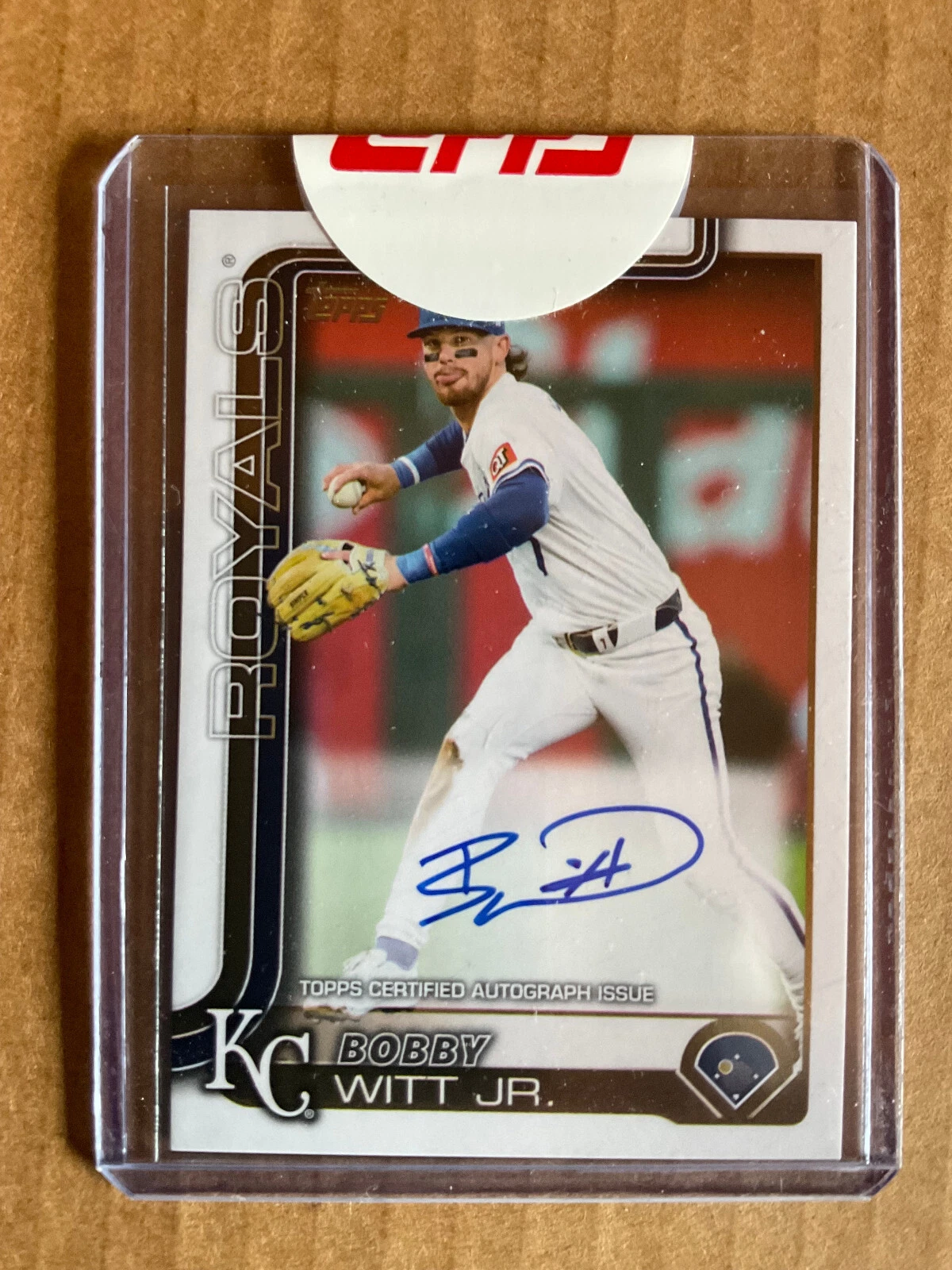 2025 Topps Series 1 - Bobby Witt Jr. - Flagship Real One Auto - Royals