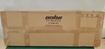 UNHO U-700B-WT TV Standfuß Universal Fernsehständer