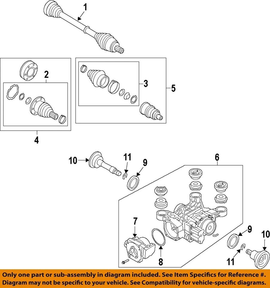 Used Differential Carrier Assembly fits: 2013 Volkswagen Golf ID KMC Grade A - Изображение 3 из 4