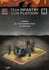 Battlefront Miniatures Flames of War German 15cm Infantry Gun Platoon FOW GE567