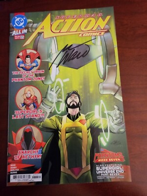 Action Comics 1076 9.4 NM Mark Waid Signed COA Jor-El Ro-Zan Lara Supergirl