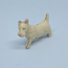 Vintage Scottie Toy Dog Miniature Mini Japan Dollhouse Hard Plastic