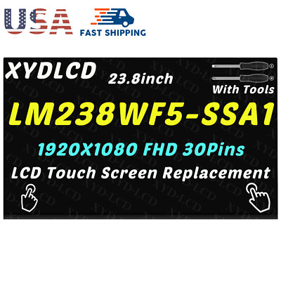 New LM238WF5(SS)(A1) 23.8 FHD ZBD TS LCD LED Touch Screen Display LM238WF5-SSA1