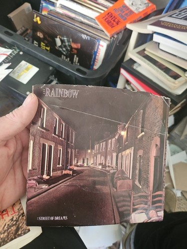 RARE Rainbow Street Of Dreams 1983 7" Hard Rock