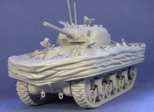 Resicast #351236 1/35 M4A1 Sherman DD 75mm Gun Tank Small Hatch w/Lowered Screen