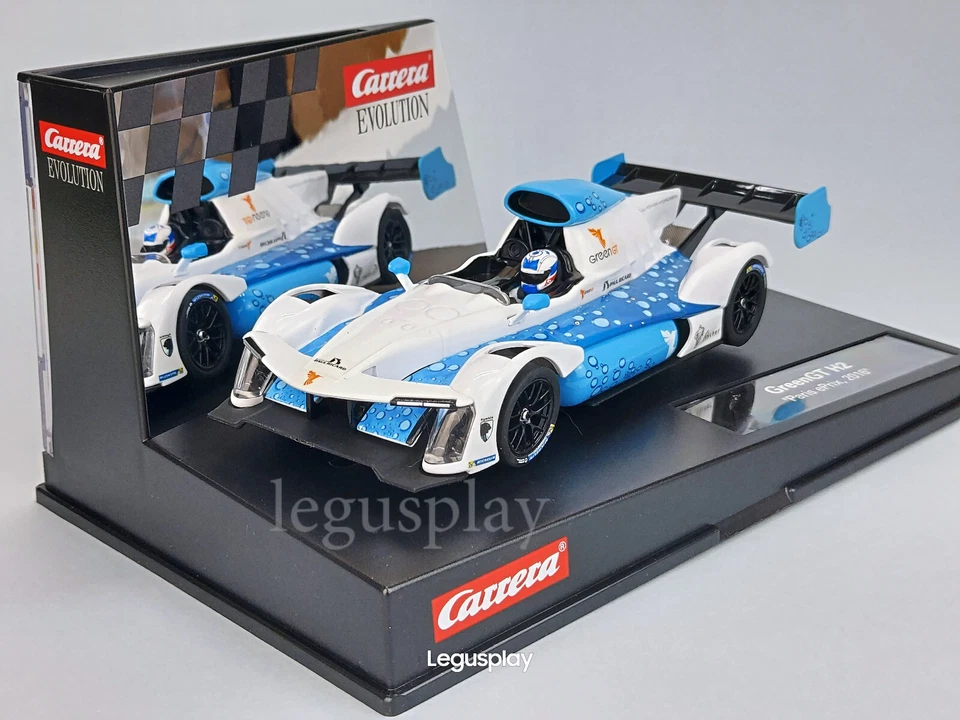 Coche Ranura Carrera Evolution 27517 Verde GT H2 Paris Eprix 2016 "Paul Ricard" Foto 2 de 4
