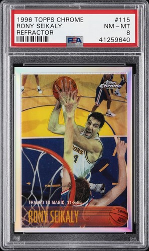 Rony Seikaly [Refractor] #115 1996 Topps Chrome card