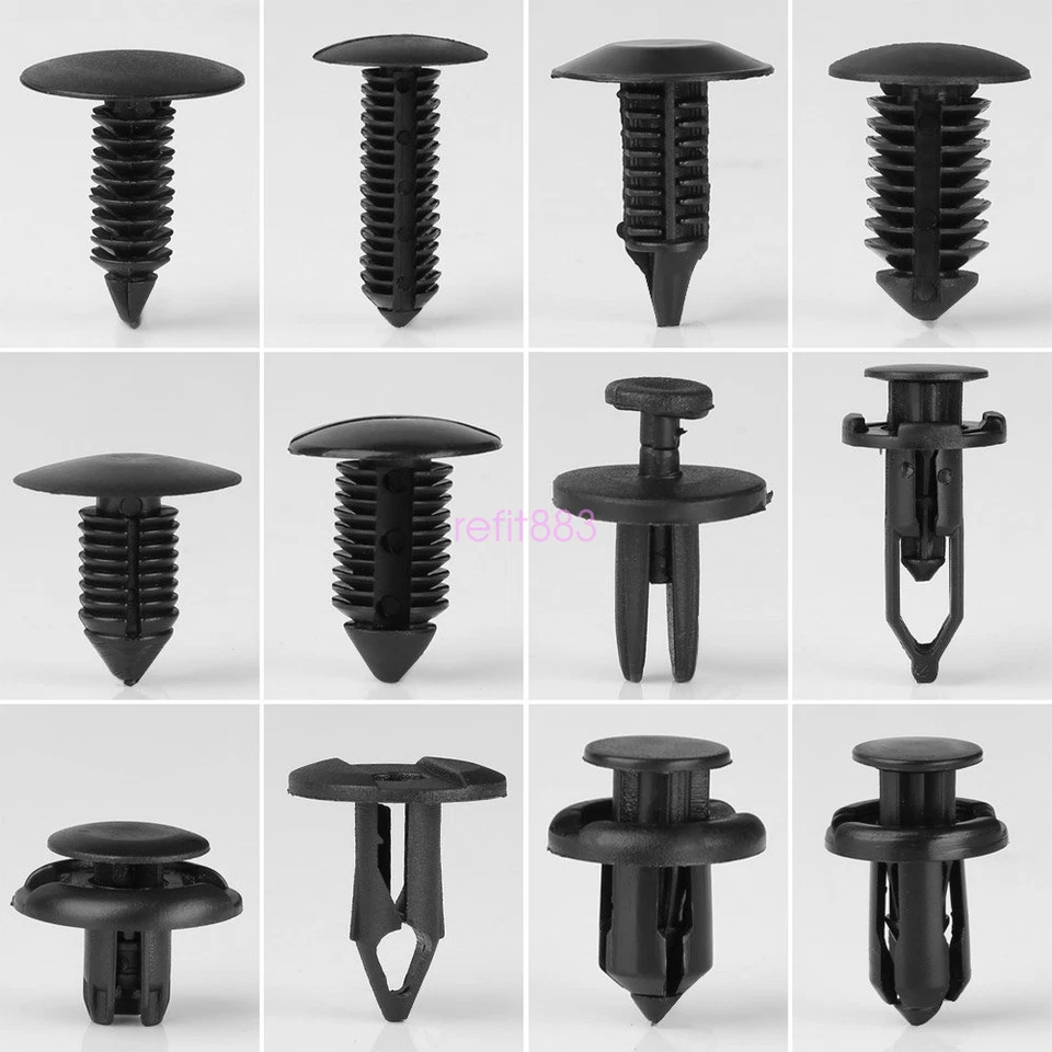 240X Car Push Retainer Pin Rivet Trim Clip Fastener Clips Panel Assortments Kit - Image 4 of 4