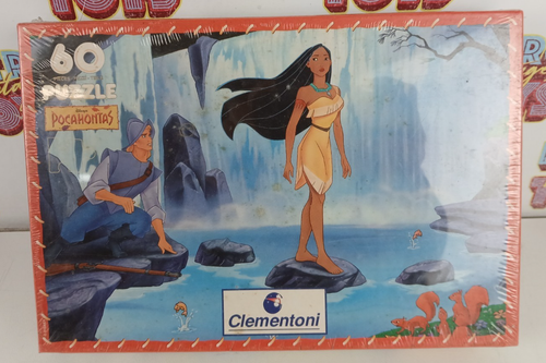 Pocahontas Puzzle Disney 60 Pièces Clementoni New Vintage Scellé 33,6x23,5 CM - Photo 1 sur 6