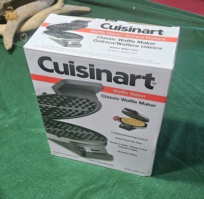 Cuisinart Round Classic Waffle Maker - Brushed Stainless - Model WMR-CAP2 