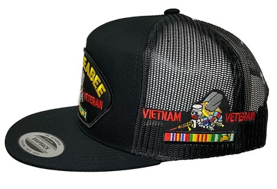 Casquette US Navy Battle Force Red Sea - Opération Mer Rouge - Nylon Mesh, Fabriqué USA, Taille L