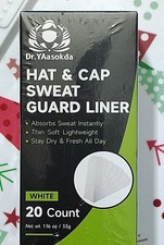 Hat And Cap Sweat Guard Liner Box Of 20 Disposable Liners EXP 09-09-2028