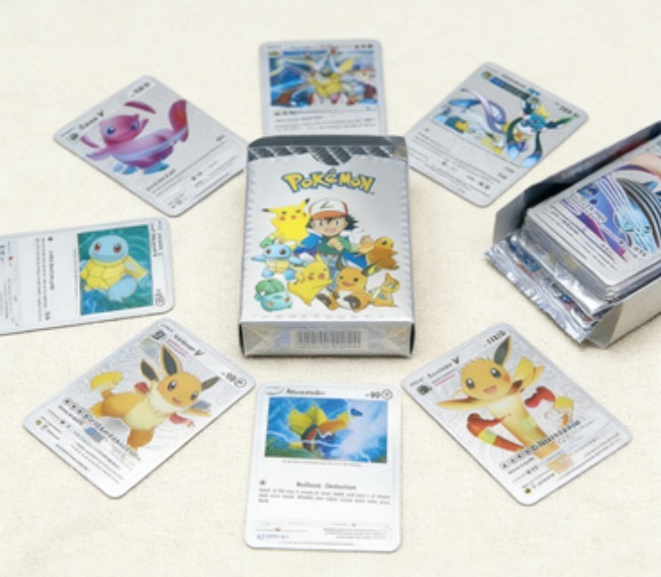 pokemon gold silver cards Pokedex Encyclopedia Japan Youkoso Four of a kind