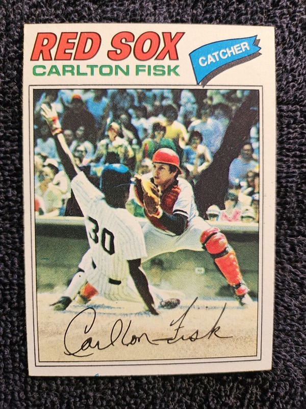 1977 Topps Carlton Fisk #640 Rare!!