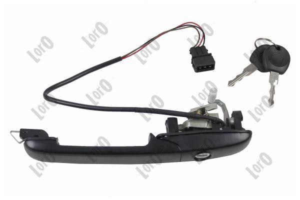 ABAKUS Front Right Exterior Door Handle 132-053-014 for VW Black