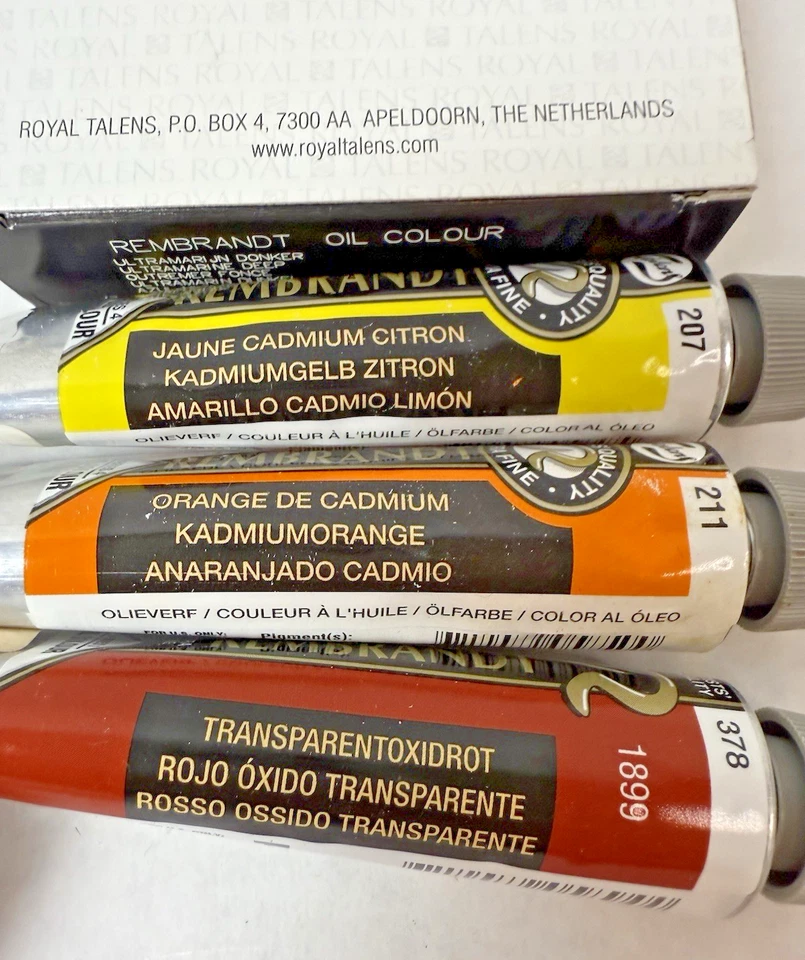 Royal Talens Rembrandt Oil Colour Set of 3--Opened box; NEVER USED--SEE PHOTOS. - Image 2 of 4