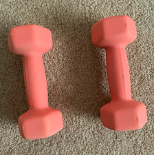 Fixed Weight Hex Dumbbells Pair 2 x 1.5kg Pink for Unisex Adults