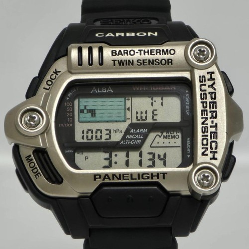 Working Seiko Alba Hypertech Barotherm Twin Sensor