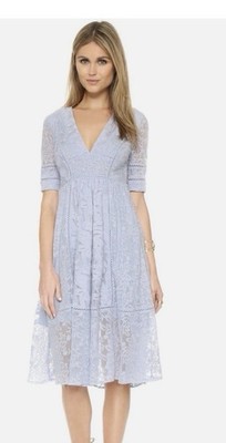 Free People Women's Mountain Laurel Lace Vneck Dress Size 0