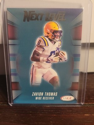 2026 Sage High Series Teal Next Level Zavion Thomas #111 LSU Tigers RC