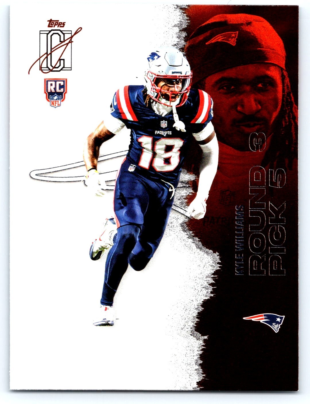 Kyle Williams 2025 Topps Signature Class Kyle Williams Rookie #147 Patriots RC