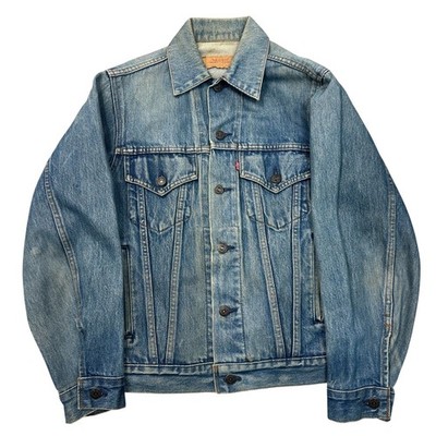 Levis Denim Trucker Jacke Biker 70506 Regular Fit Blau Herren 38