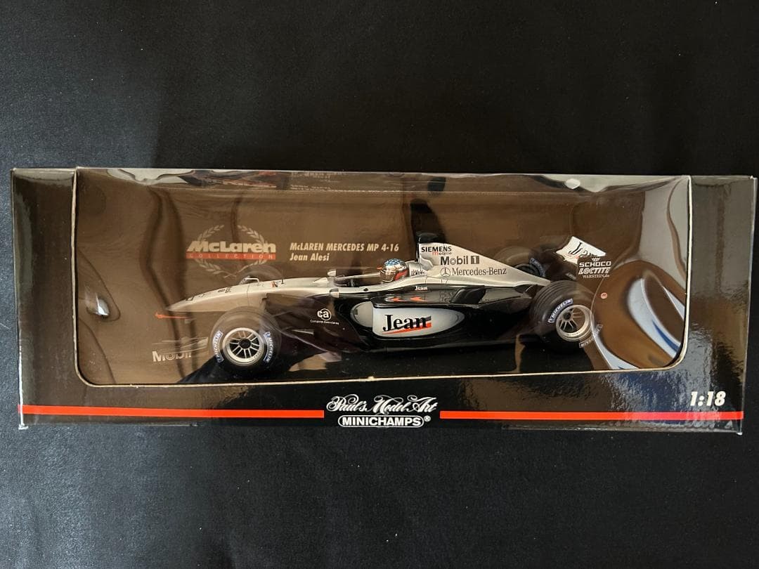 自動車 McLaren MP4-16 1:18 Jean Alesi McLaren MP4-16 1:18 Jean Alesi Scale Model Car Collectible Limited