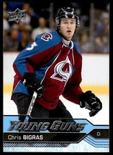 2016-17 Upper Deck Young Guns Chris Bigras .ROOKIE Rookie Colorado Avalanche