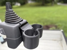 1990-1998 Honda Acty Truck HA4, HA3 Non AC Dual Cup Holder For Center Console