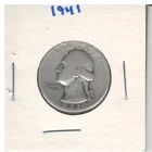 1941-S United States  Quarter Dollar  90% Silver