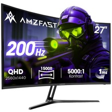 Curved Gaming Monitor 27 Zoll 200Hz QHD 2560x14