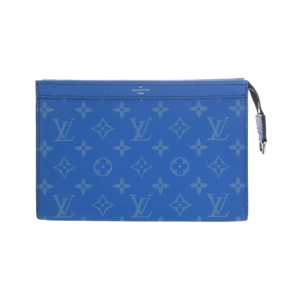 Vuitton — Louis Vuitton Gasuton Uearaburu Uoreto M83099 Shoulder Bag Leather Blue #WB3388