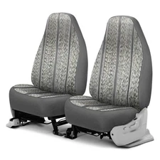 Saddleman 028353-14 Saddle Blanket 1st Row Gray Custom Seat Covers