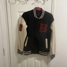 Boot Barn MIQIER Men Size small Varsity Jacket New