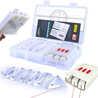 STEM Optical Refraction Reflection Experiment Kit- Magnetic Lenses Triangular...