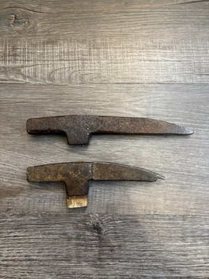 2 Antique Rock Hammer Pick Axe Mining Mason Prospecting Geology