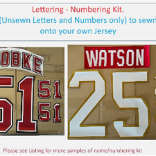 Kev's Custom Sport Jersey Lettering | eBay Stores